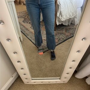 Stylish Blue Straight Leg Women's Jeans